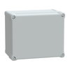 Contenitore in policarbonato , PanelSeT TBP,  UL, IP66, IK08, RAL 7035, A291xL241xP168 con coperchio trasparente H60