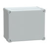 Contenitore in policarbonato , PanelSeT TBP,  UL, IP66, IK08, RAL 7035, A291xL241xP168 con coperchio trasparente H60