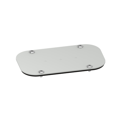 Piastra passacavi piena 140X80 per PanelSeT S3D