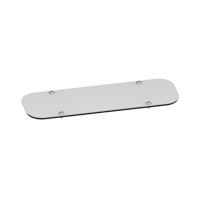 Piastra passacavi piena 245X80 per PanelSeT S3D