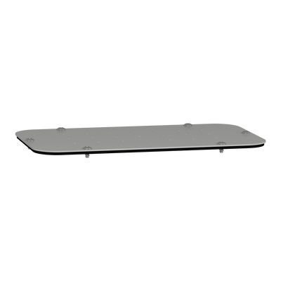 Piastra passacavi piena 245X130 per PanelSeT S3D