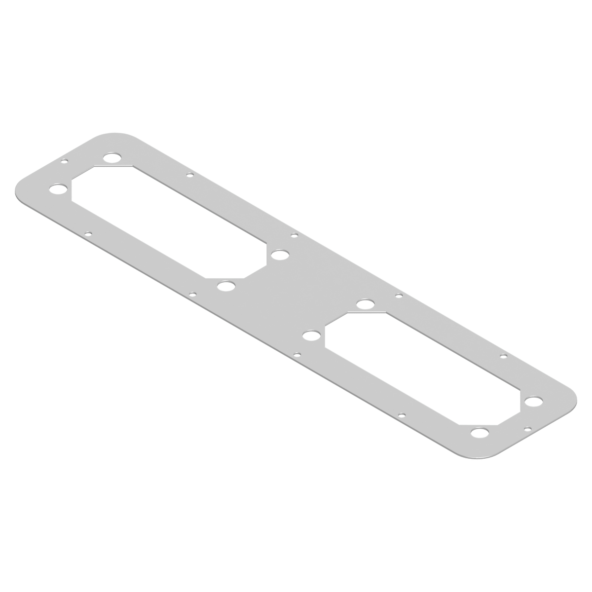 Piastra passacavi per membrane 545X130 Per PanelSeT S3D