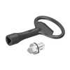 Serratura inox triangolo 8mm