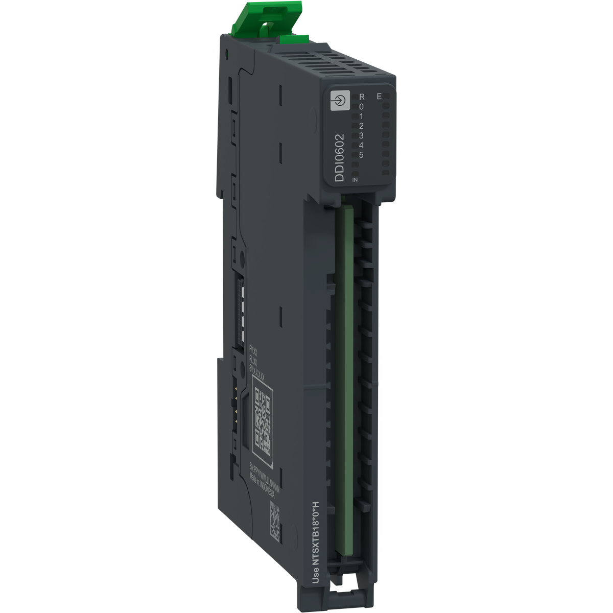 Modulo ingressi digitali + base, 6 ingressi, 24 Vcc, sink, 1/2/3 fili, Modicon Edge I/O NTS