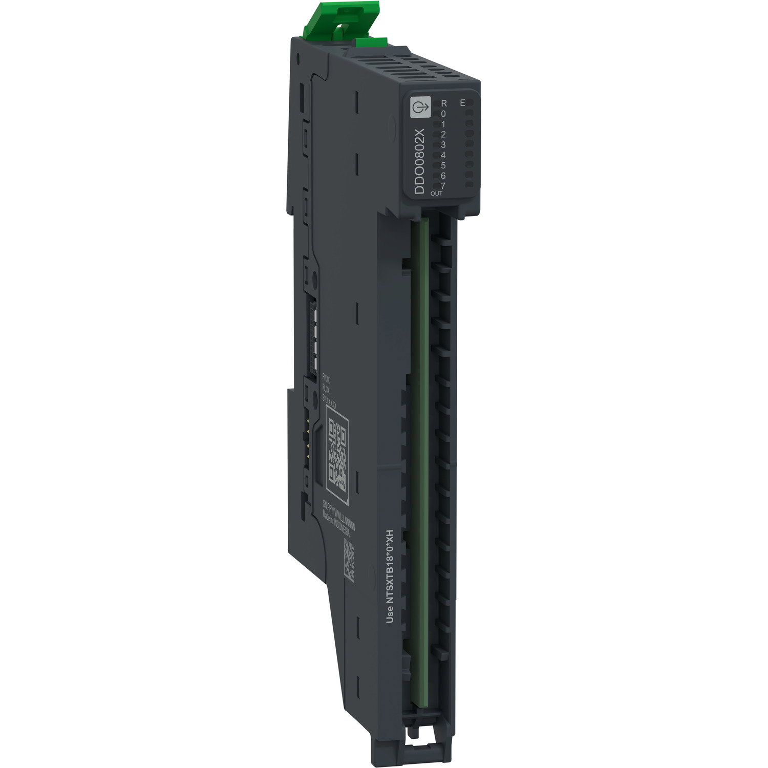 Modulo uscite digitali + base, 8 uscite, 24 V CC, 500 mA, source, protetto, 1/2 fili, Modicon Edge I/O NTS – Immagine 3 di 4