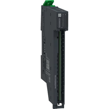 Modulo uscite digitali + base, 8 uscite, 24 V CC, 500 mA, source, protetto, 1/2 fili, Modicon Edge I/O NTS – Immagine 2 di 4