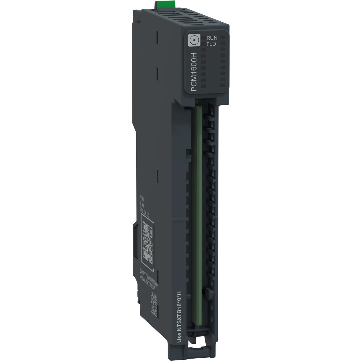 Modulo di distribuzione comune, 24 Vcc, 16 punti, fusibile, temprato, Modicon Edge I/O NTS