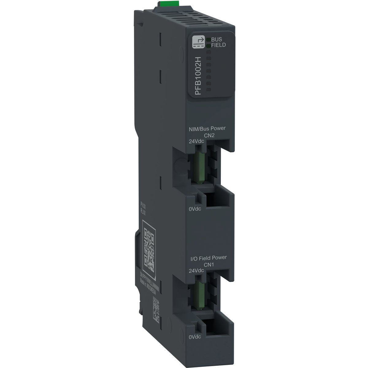 Modulo di alimentazione, 24 V CC, bus e campo, hardened, Modicon Edge I/O NTS – Immagine 3 di 4