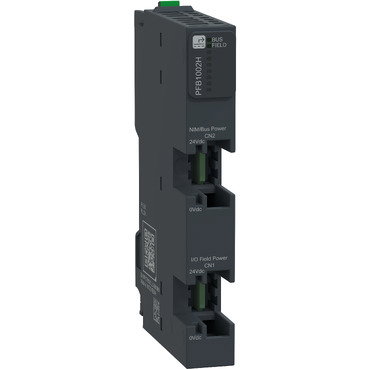 Modulo di alimentazione, 24 V CC, bus e campo, hardened, Modicon Edge I/O NTS – Immagine 2 di 4