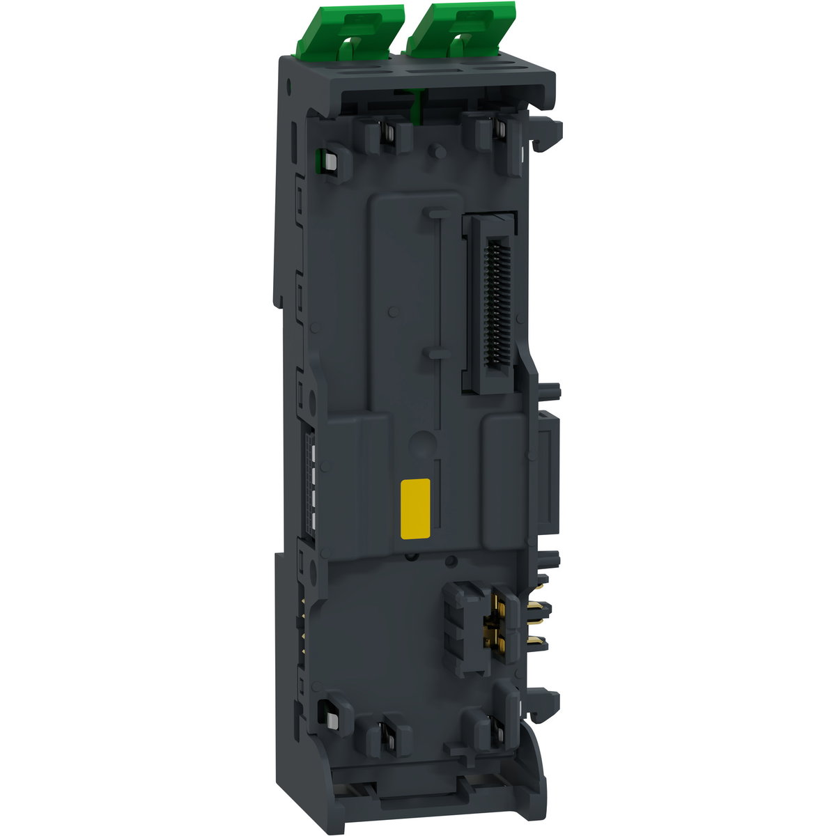 Base di ricambio, 2 slot, per comune di I/O o Expert o modulo di sicurezza, hardened, Modicon Edge I/O NTS – Immagine 3 di 4