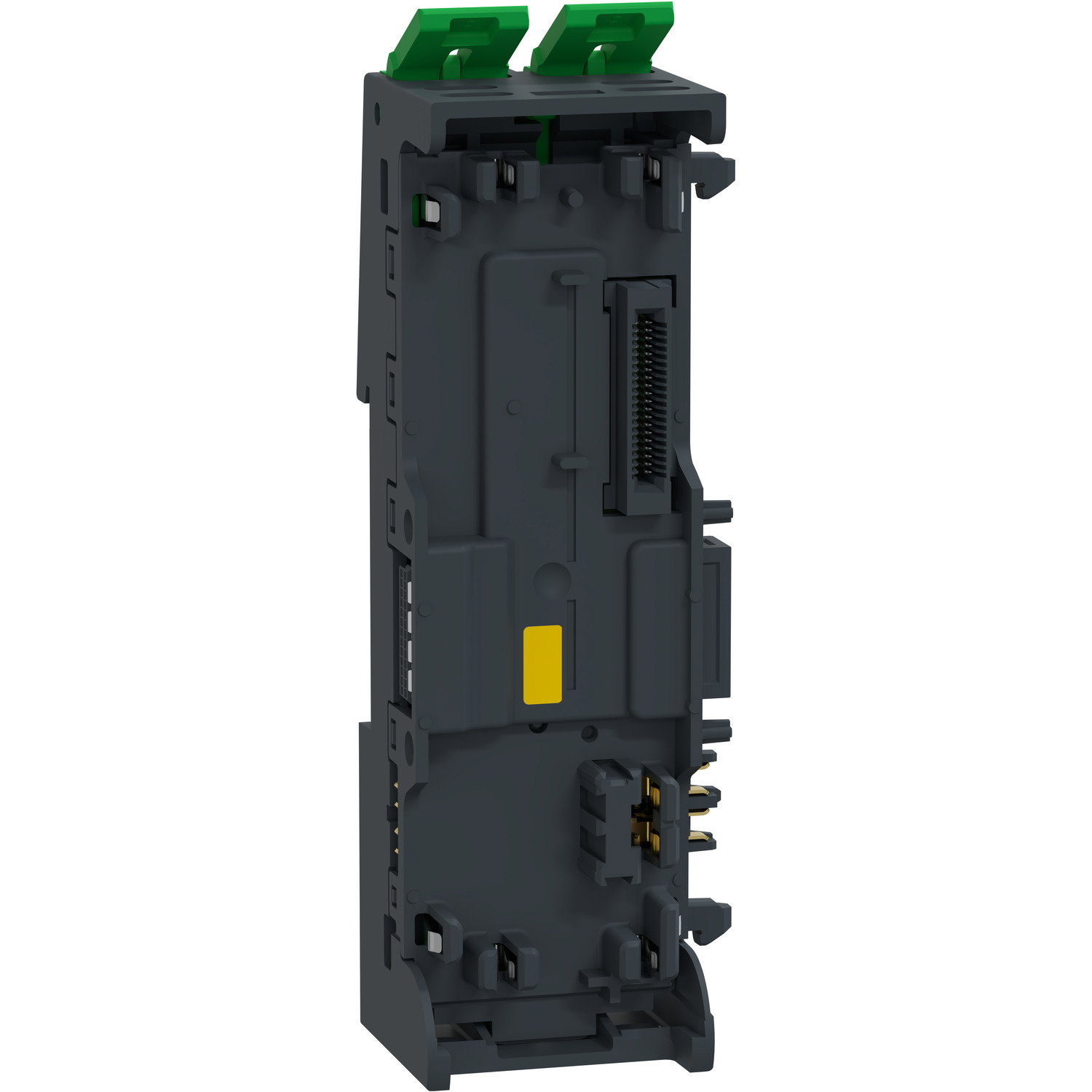 Base di ricambio, 2 slot, per comune di I/O o Expert o modulo di sicurezza, hardened, Modicon Edge I/O NTS – Immagine 3 di 4