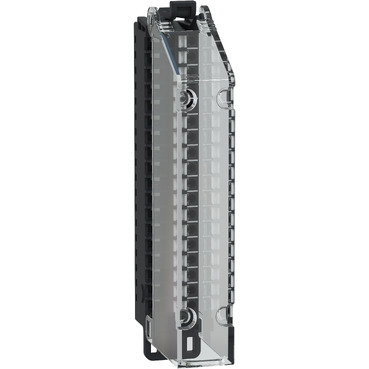 Morsettiera a molla, 18 punti, passo 3,81 mm, con copertura, uso su modulo corto, temprata, Modicon Edge I/O NTS – Immagine 2 di 4