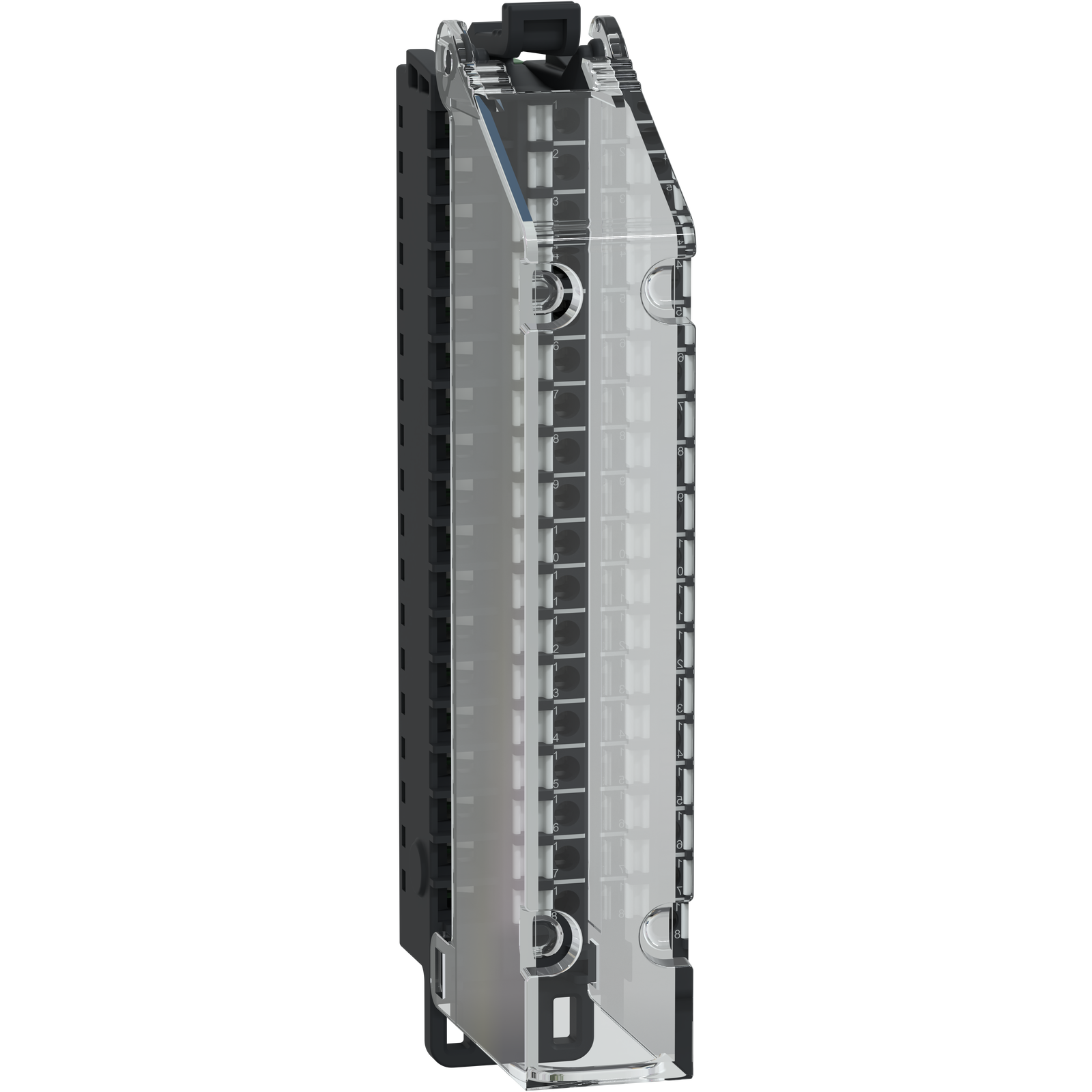 Morsettiera a molla, 18 punti, passo 3,81 mm, con copertura, uso su modulo corto, temprata, Modicon Edge I/O NTS