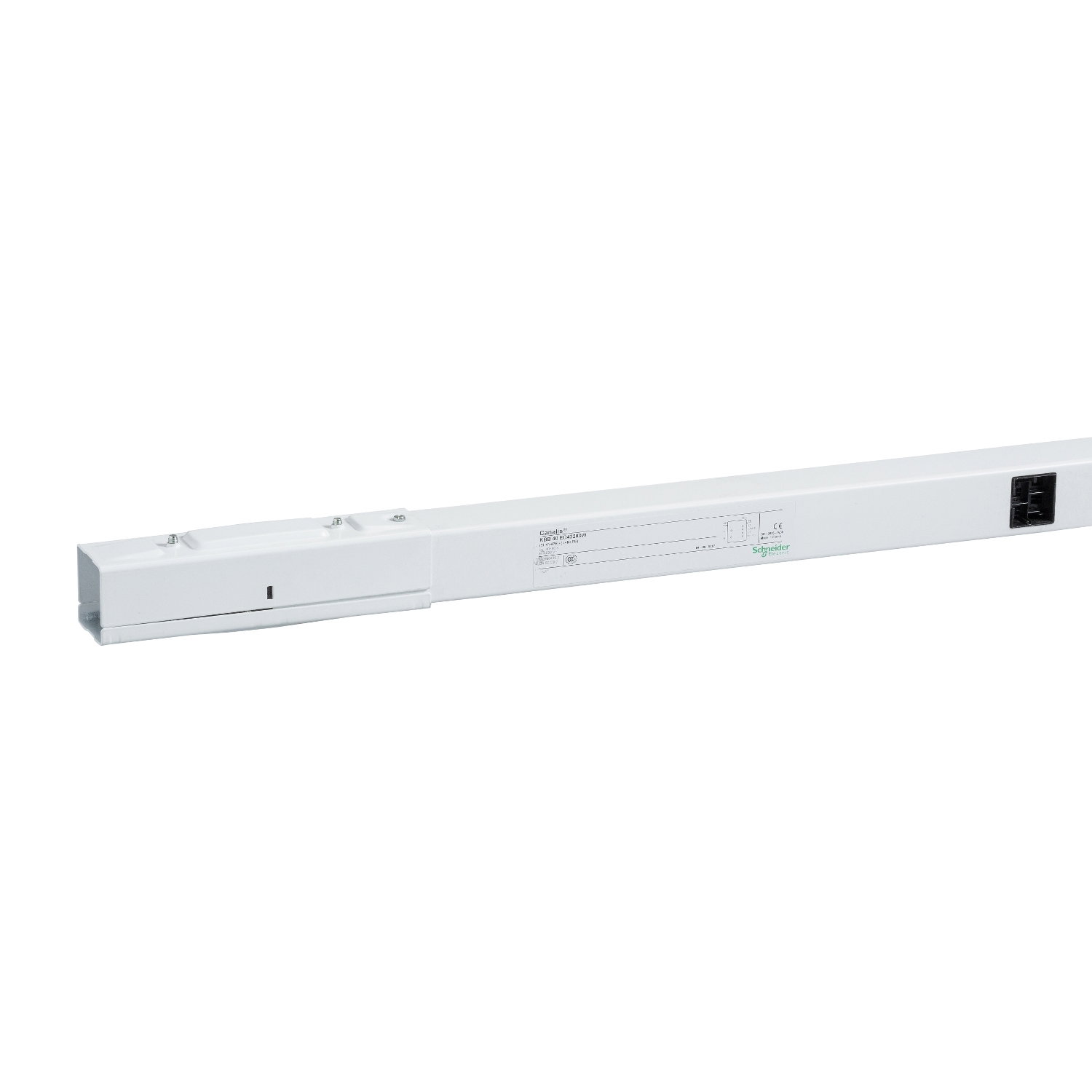 Canalis - Elemento rettilineo - 25 A - 3 m - 1 circuito - Telecomando - Bianco – Immagine 3 di 3