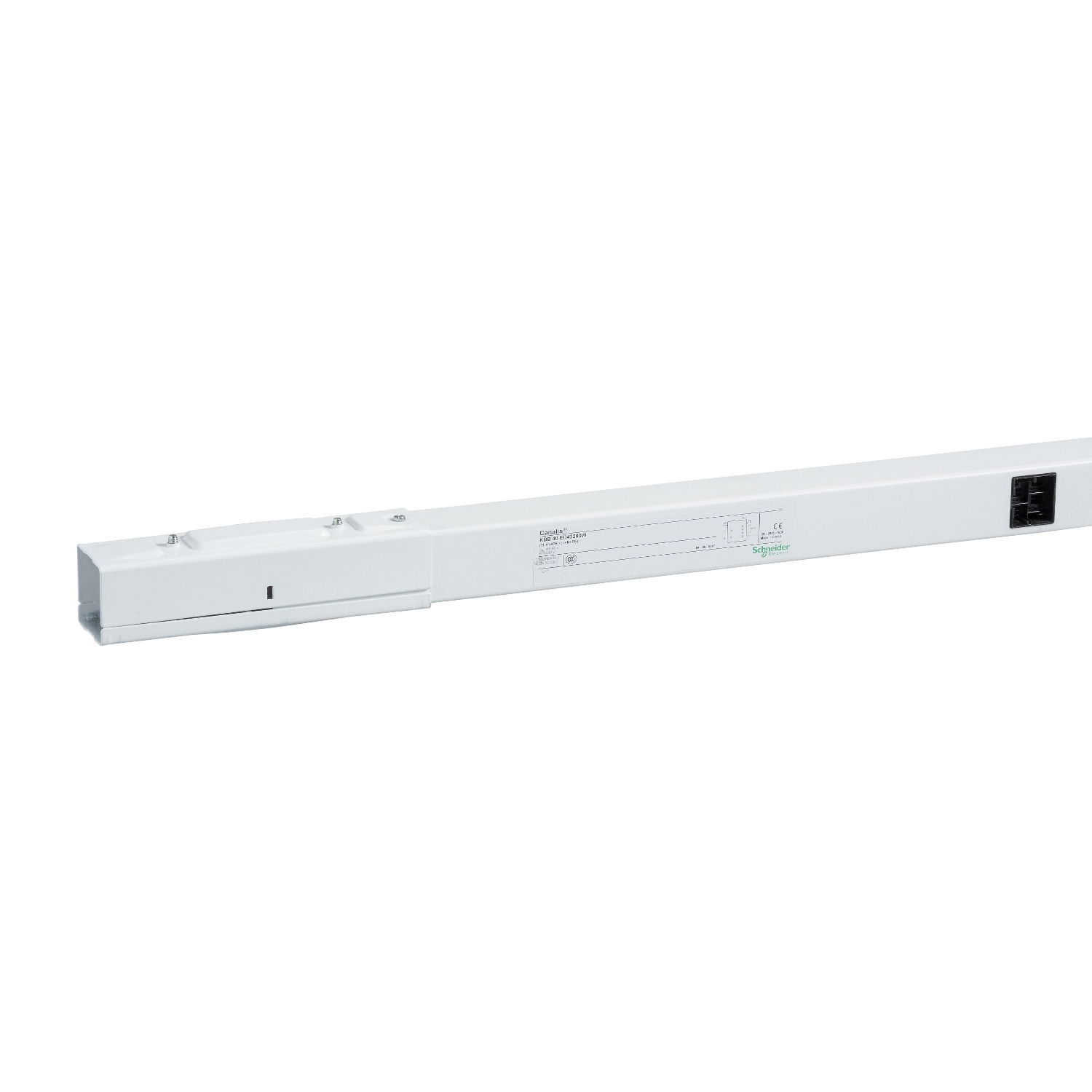 Canalis - Elemento rettilineo - 40 A - 2 m - 2 circuiti - Bianco - 3L + N + PE – Immagine 3 di 3