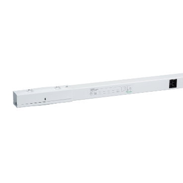 Canalis - Elemento rettilineo - 25 A - 3 m - 1 circuito - Telecomando - Bianco – Immagine 2 di 3