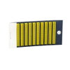 Etichetta gialla clip-in con carattere numerico 0 - set di 200 - [prezzo per 1000 pz]