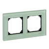 Cornice M-Elegance, doppia, vetro, verde