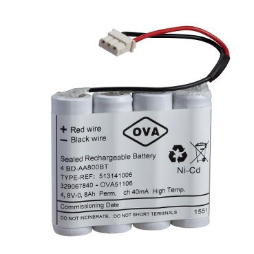 Batteria Ni-Cd 4,8V 1,7AH bastone – Immagine 2 di 3