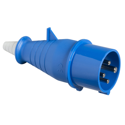 Wander plug with phase inverter, Mureva PK, 16A, 3P+E, 220V, IP44