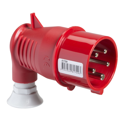Spina mobile BT 90° IP44 32A 380V 3P+N+T