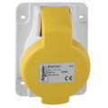 Presa da incasso inclinata IP44 16A 110V 2P+T