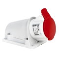 Presa BT da parete small IP44 32A 380V 2P+T