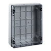 Scatola derivazione, Pilote, Pilote, IP55, 380x304x12, lati lisci, coperchio trasparente