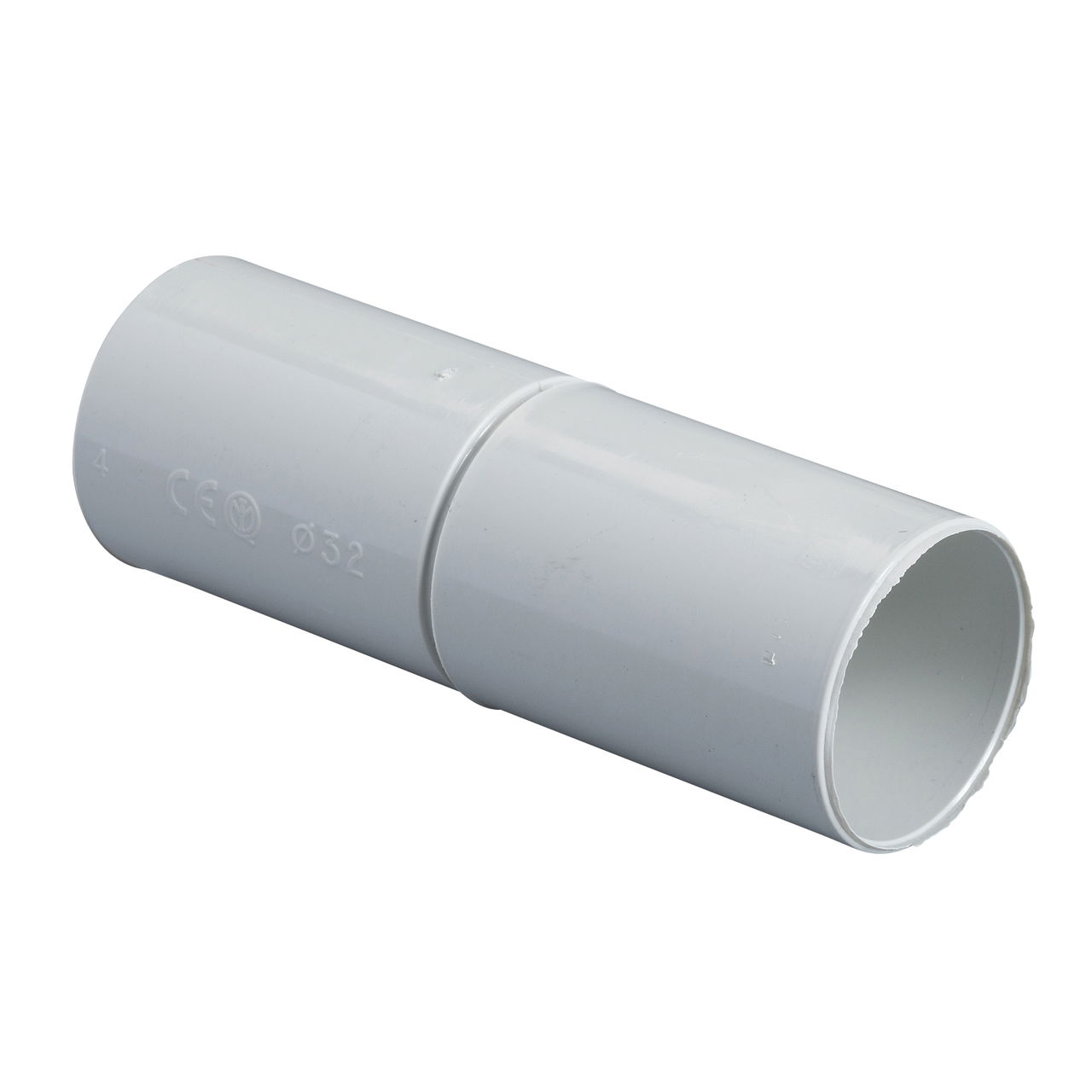 Manicotto NM32 giunz.tubo-tubo IP40 per tubi Ø esterno 32mm - [prezzo per 100 pz] – Immagine 3 di 3