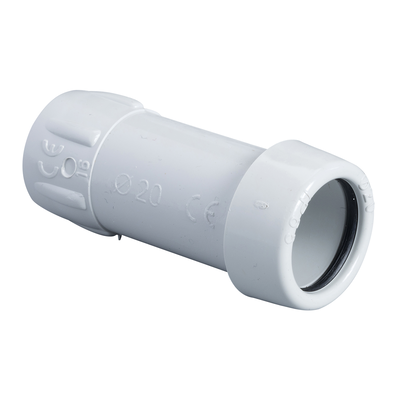 Raccordo tubo guaina, Mureva Tube & Fix, Tubafroid, RTGP20, IP67, diametro esterno tubi 20mm, diametro interno guaine 16mm  [prezzo per 100pz]