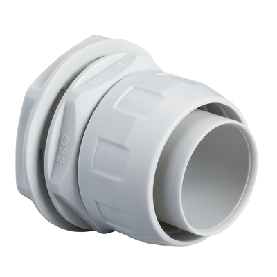 Raccordo guaina-scatola RGM32 guaina Ø Interruttore 32mm filetto M40x1,5 - [prezzo per 100 pz]