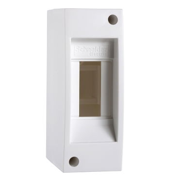 Centralino parete bianco senza porta Mini Coreos Light IP40 1 fila 2mod – Immagine 2 di 3