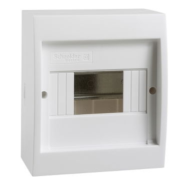 Centralino parete bianco senza porta Mini Coreos Light IP40 1 fila 6mod – Immagine 2 di 3