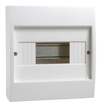 Centralino parete bianco senza porta Mini Coreos Light IP40 1 fila 8mod – Immagine 2 di 3