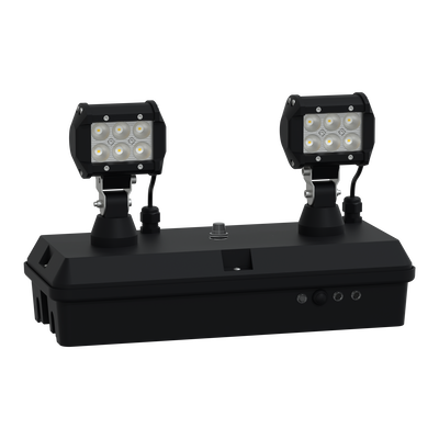 Exiway Smartduo, IP65, Autoalimentato Autodiagnosi Activa, 2400lm SE, 1h, Apparecchio di illuminazione di sicurezza