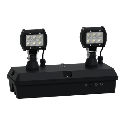 Exiway Smartduo, IP65, Autoalimentato Diagnosi Centralizzata (DiCube), 2400lm SE, 1h, Apparecchio di illuminazione di sicurezza