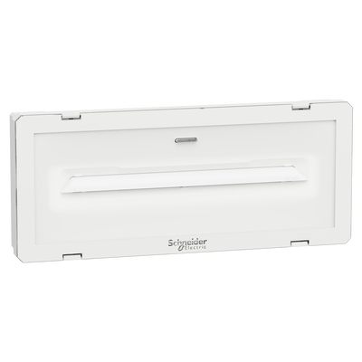 Lampada di emergenza, Exiway Smartled, Activa/Dicube, durata selezionabile, 750 lm, permanente/non permanente, IP65, parete