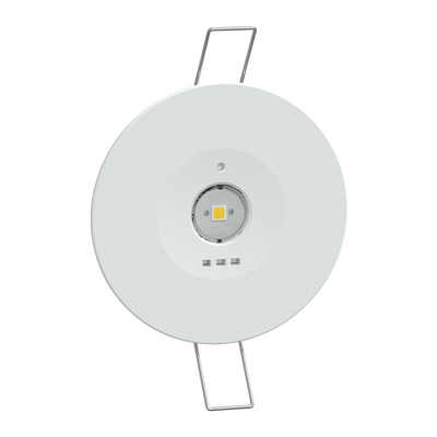 Apparecchio di emergenza, Exiway Smartbeam,  230V DALI, incasso, aree antipanico, 550lm, IP42, bianco