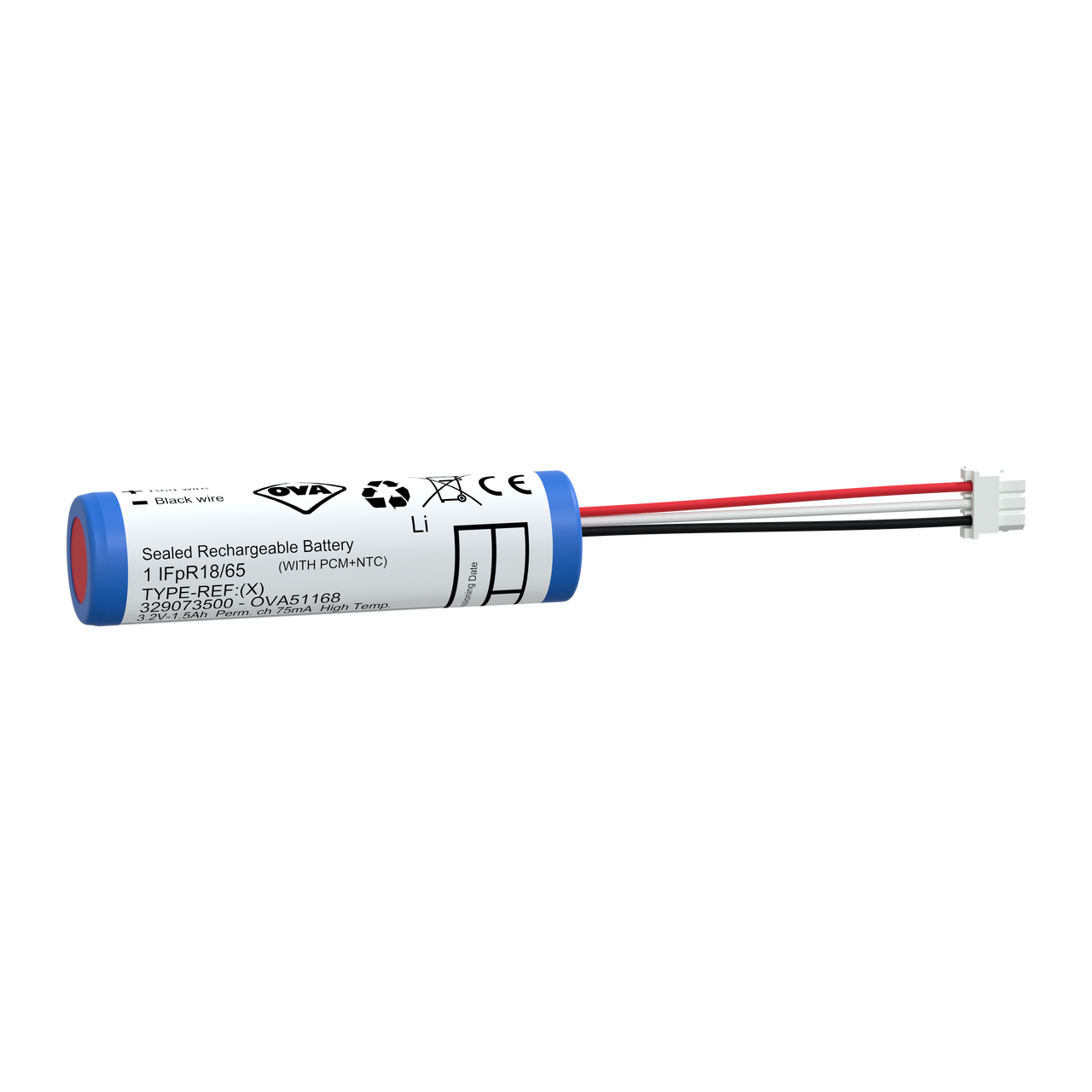 Batteria LiFePO 3,2V 1,5Ah bastone