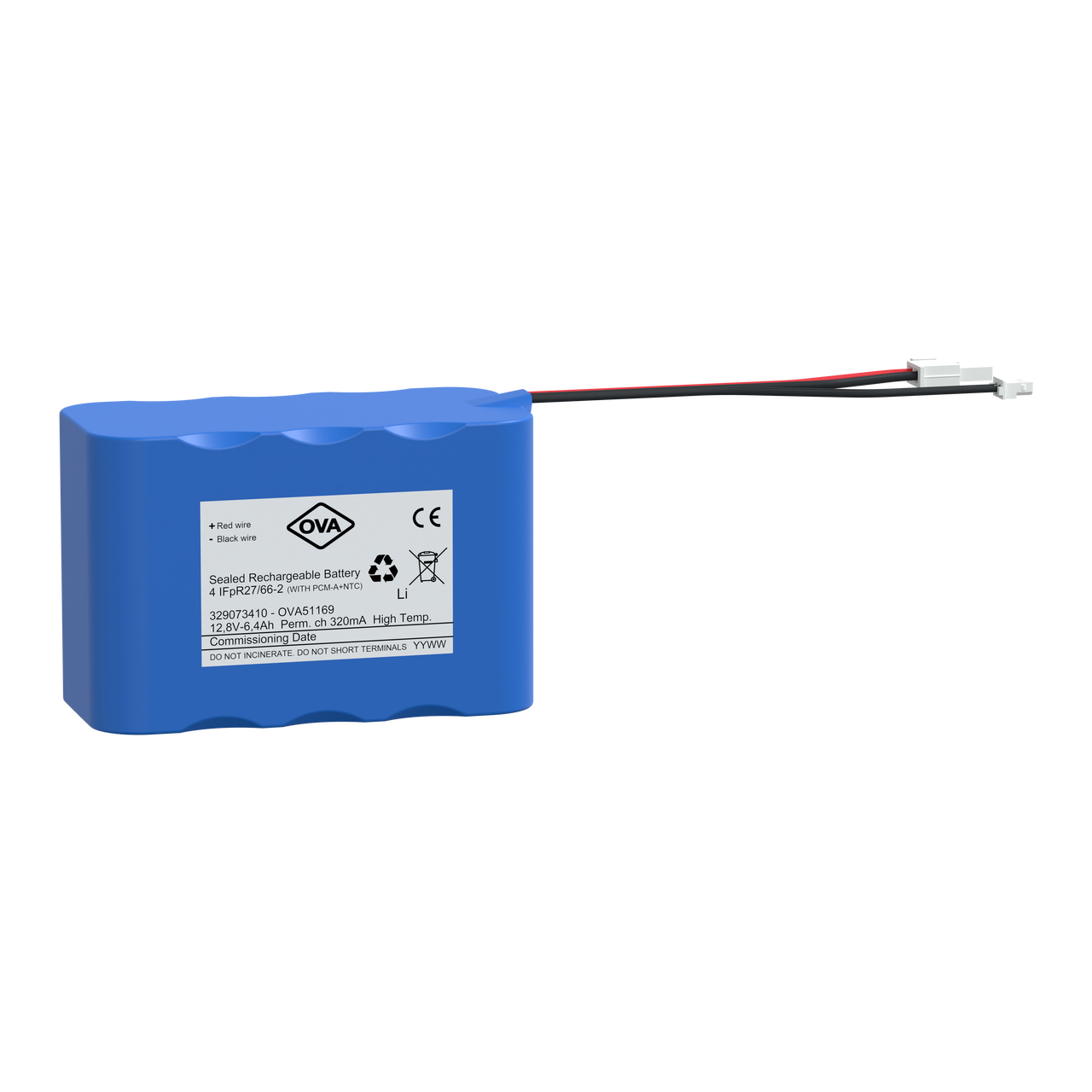 Batteria LiFePO 12,8V 6,4Ah speciale