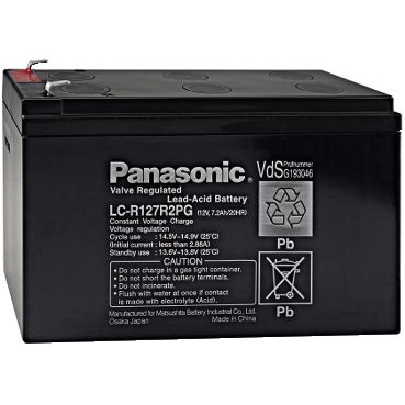 Batteria con gel al piombo 7,2Ah – Immagine 2 di 3
