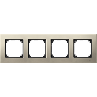 CORNICE M-ELEGANCE, QUADRUPLA, METALLO,