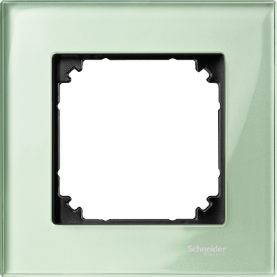 Cornice Serie civile, SpaceLogic KNX, Interruttori Merten System M, Verde Smeraldo Singola