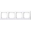 Cornice Serie civile, SpaceLogic KNX, Interruttori Merten System M, M_SMART Bianco Brillante Quadrupla