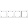 Cornice Serie civile, SpaceLogic KNX, Interruttori Merten System M, M_SMART Bianco Brillante Quadrupla