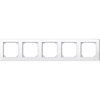Cornice Serie civile, SpaceLogic KNX, Interruttori Merten System M, M_SMART Bianco Brillante 5 posti