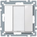 Pulsantiera multifunzione singola plus, bianco polare, SystemM