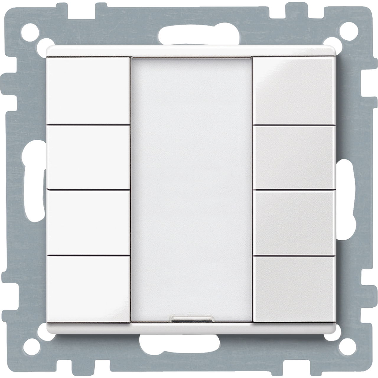 Pulsantiera multifunzione quadrupla plus, bianco polare, SystemM – Immagine 3 di 3