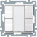 Pulsantiera multifunzione quadrupla plus, bianco polare, SystemM