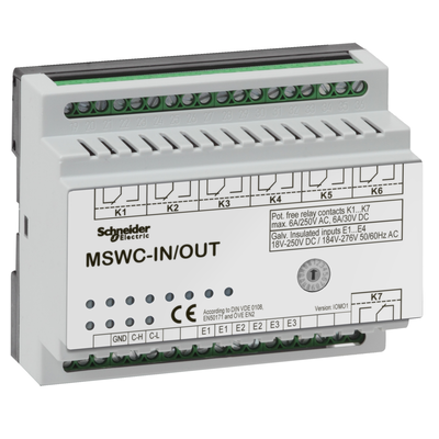 Exiway Power Control, modulo segnalazione dello stato del sistema, MSWC-IN / OUT